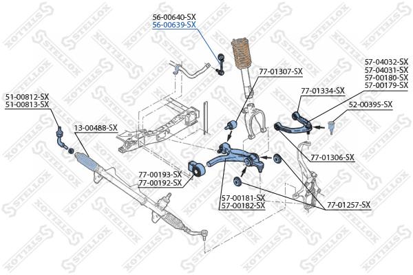 

Стойка стабилизатора Stellox 5600639SX
