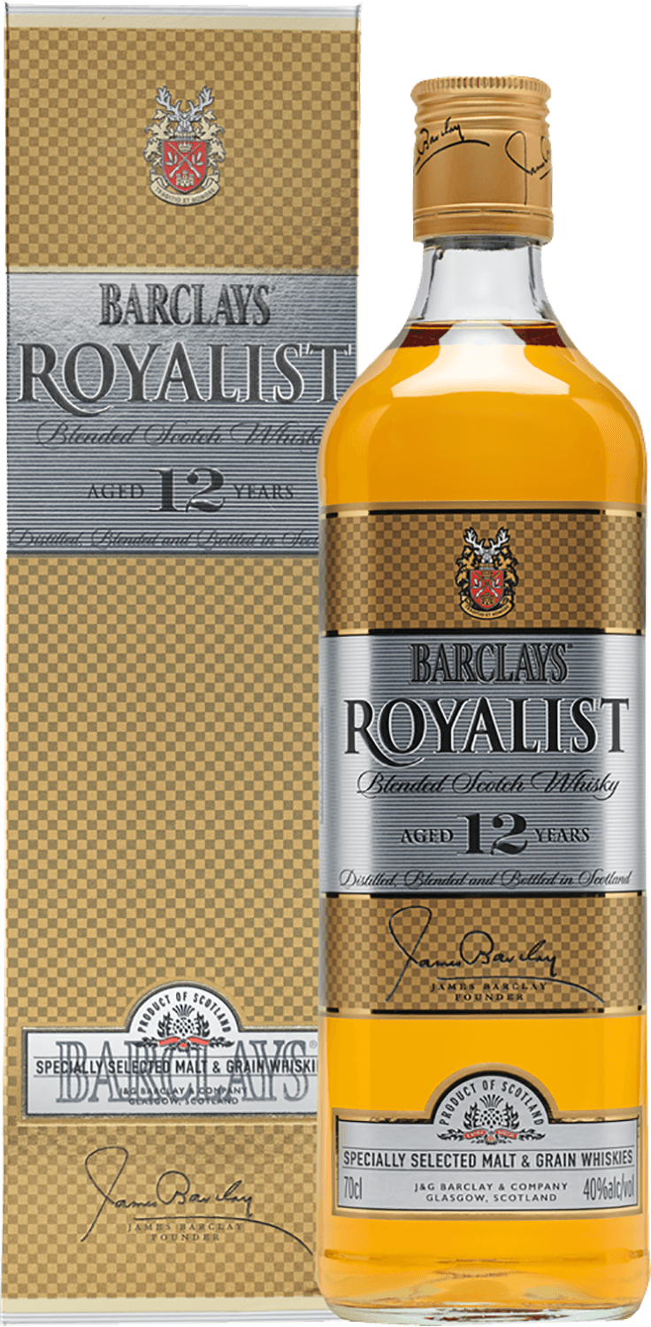 

Виски Barclays Royalist 12 y.o. Blended Scotch Whisky (gift box)