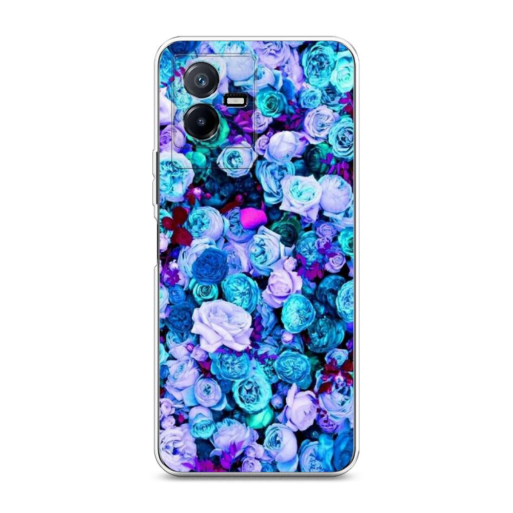 

Чехол для Vivo Y73t "Цветочный ковер", Фиолетовый, 268050-2