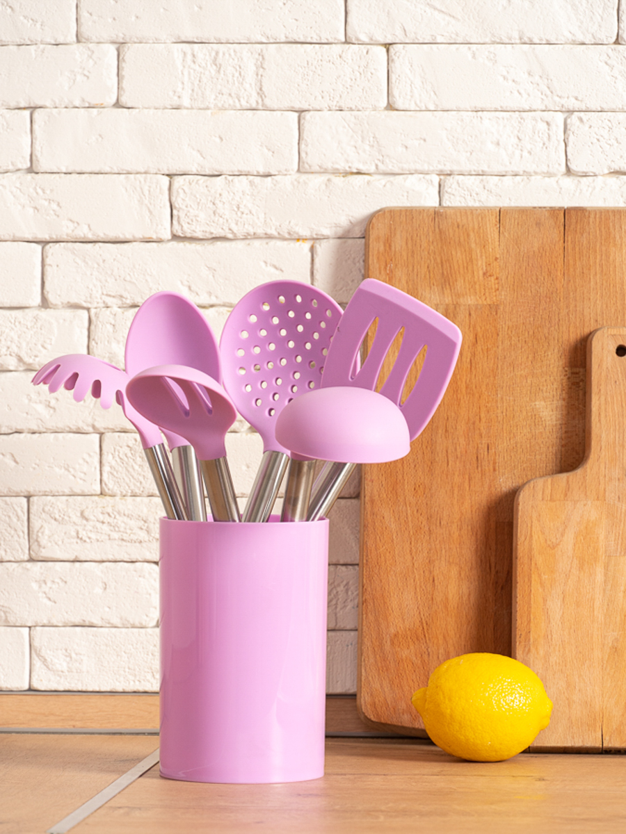 Набор кухонных принадлежностей Simple Pleasures Фиолетовый AB8835SIL44