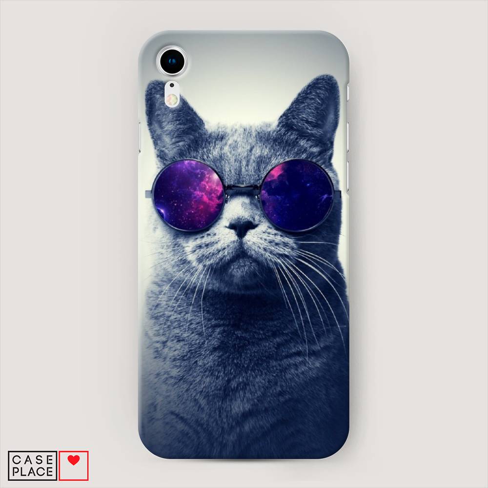

Пластиковый чехол "Космический кот" на Apple iPhone XR (10R), 12020-1