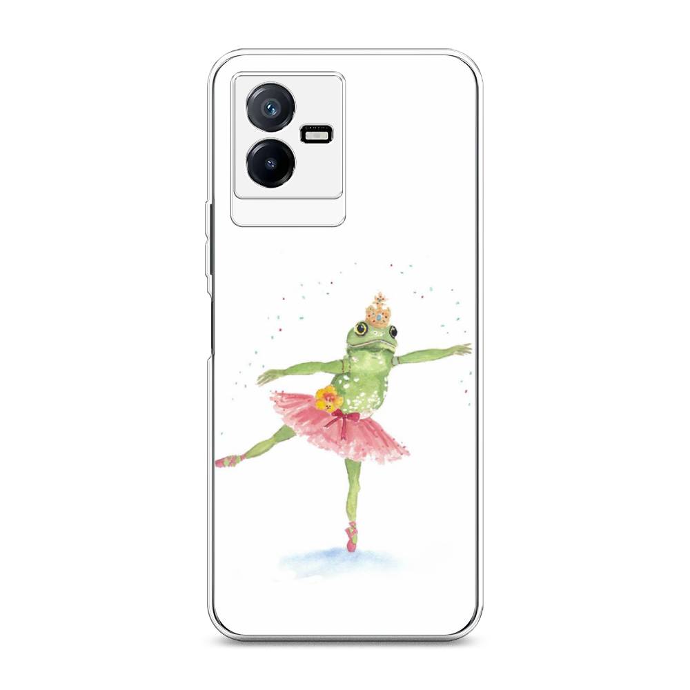 

Чехол для Vivo Y73t "Лягушка-балерина", Зеленый, 268050-4