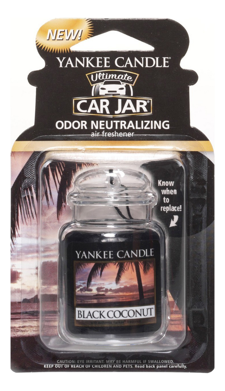 

Yankee Candle Гелевый ароматизатор для автомобиля Black Coconut, 188282