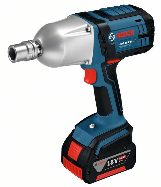 

Гайковерт аккумуляторный ударный Li-Ion GDS 18В LI HT (0.601.9B1.30A) BOSCH
