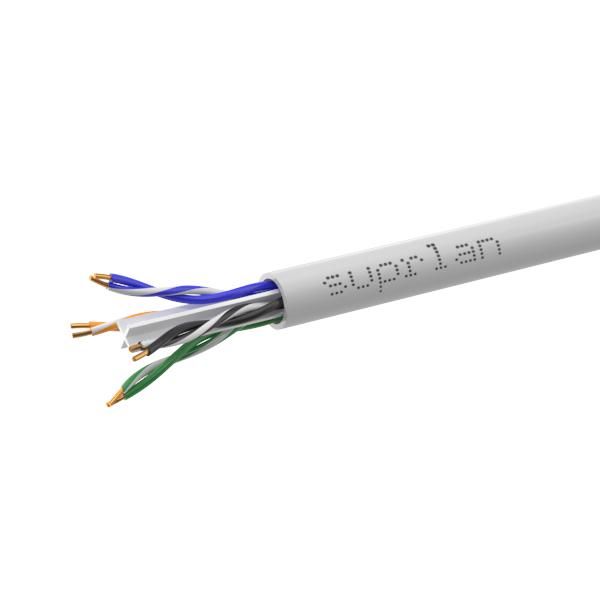 Кабель витая пара UUTP кат6 4х2х23AWG solid Cu LSZH нгА-HF Indoor Six м SUPRLAN 01-1 262₽