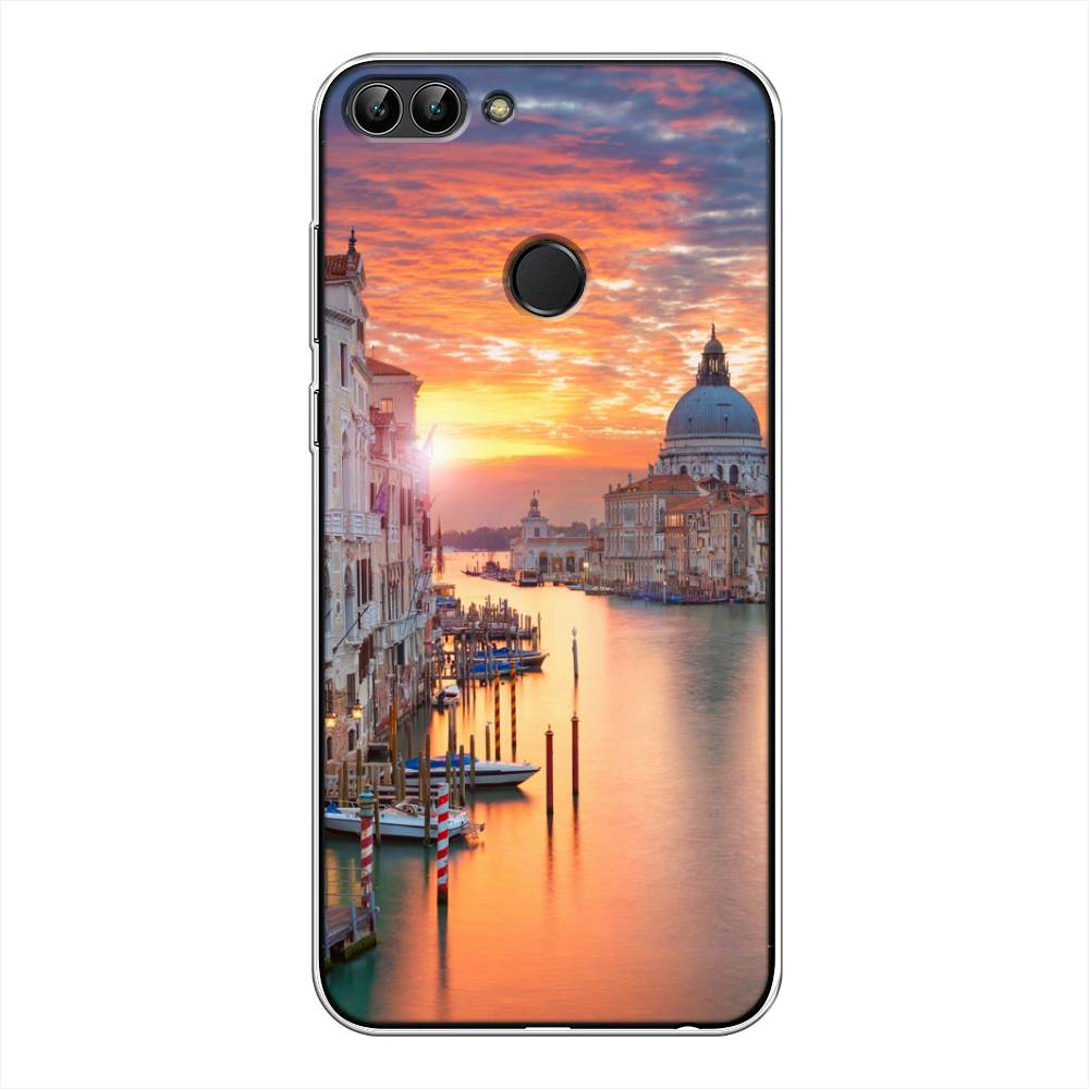 

Чехол на Huawei P Smart "Восход 11", Розовый;оранжевый, 64050-2