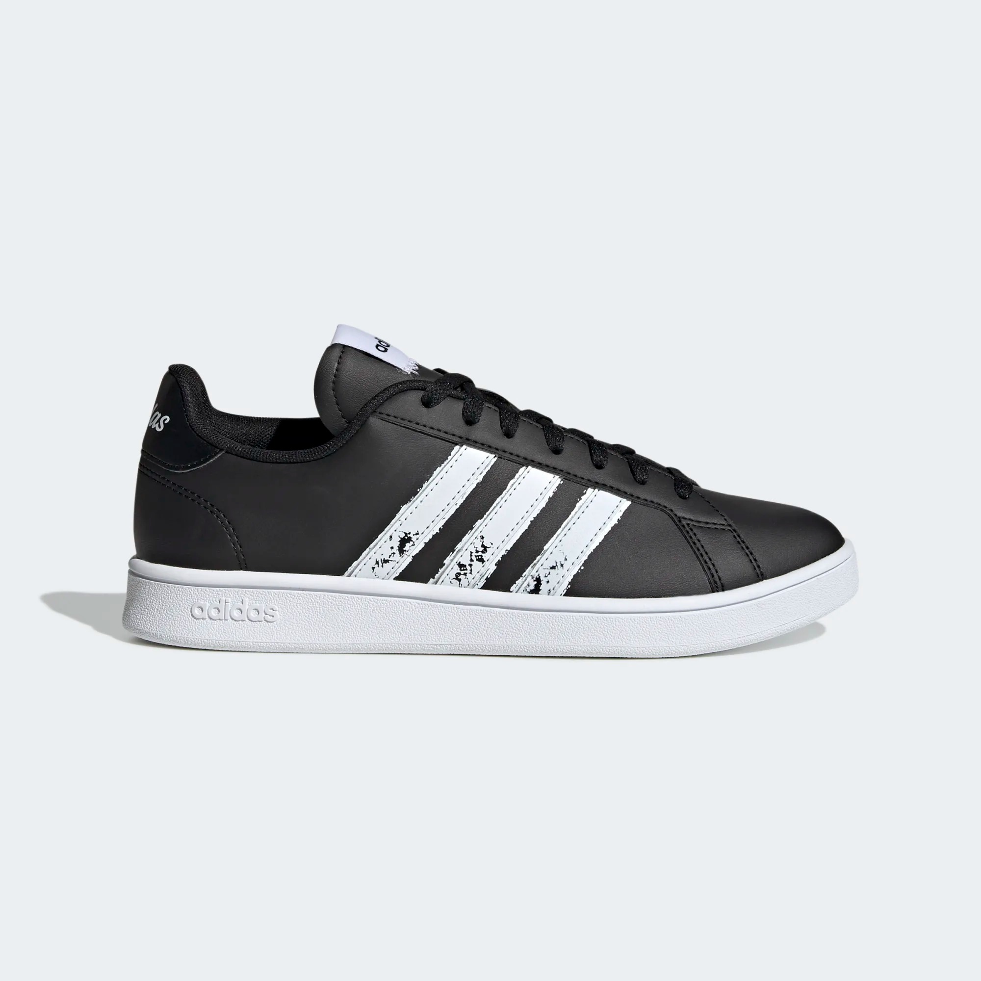 фото Кеды мужские adidas grand court base beyond черные 9 uk