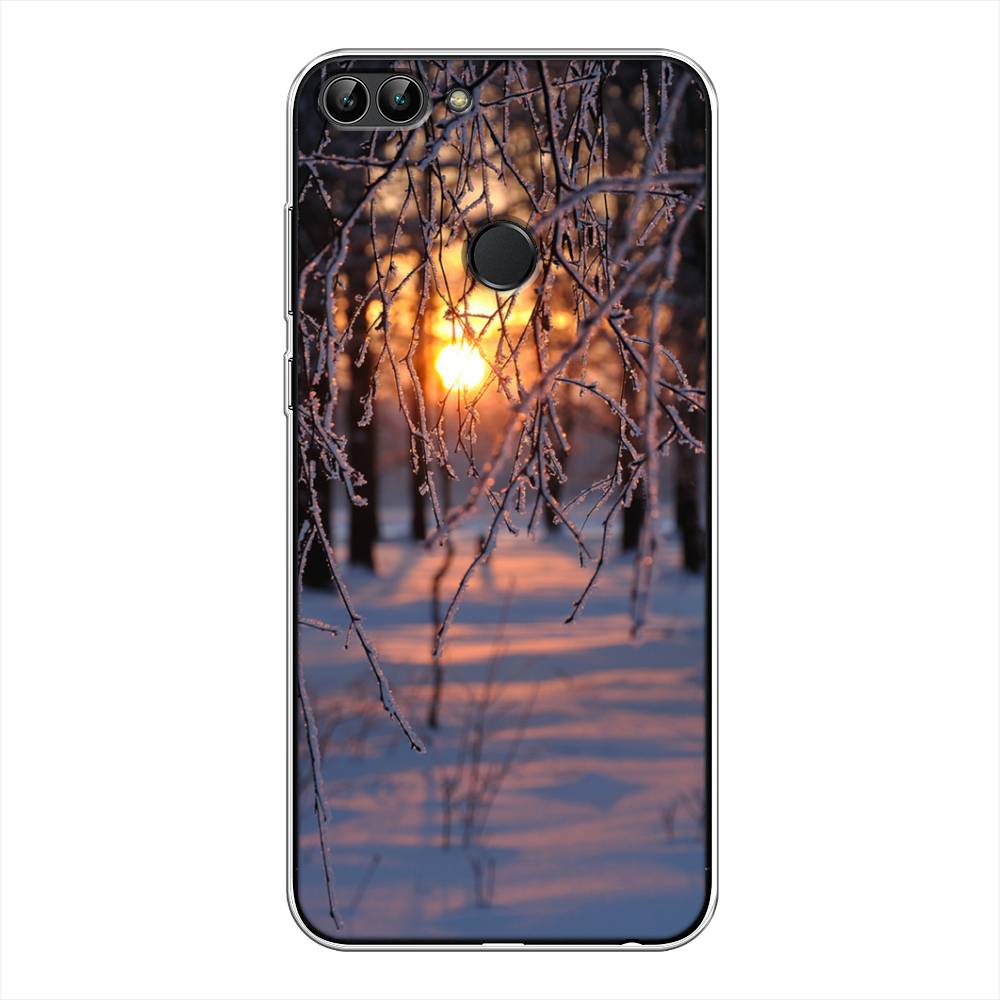 

Чехол на Huawei P Smart "Зима 7", Оранжевый;розовый;черный, 64050-2