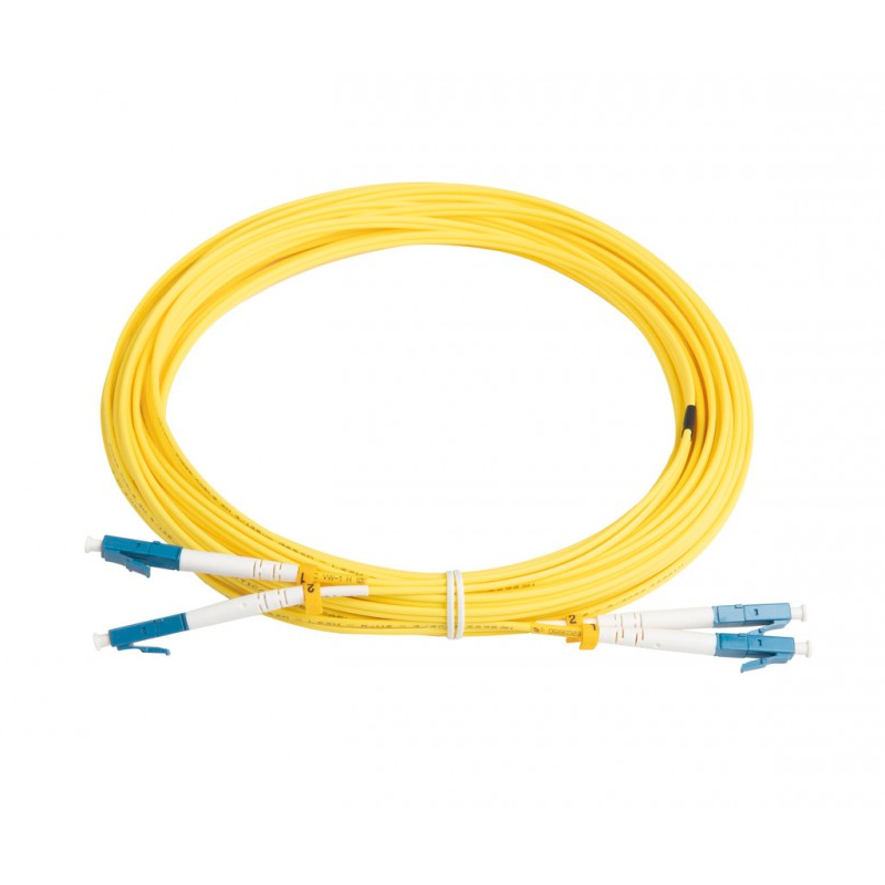 

Патч-корд Hyperline LC - LC вилка-вилка 10м (FC-D2-9-LC/UR-LC/UR-H-10M-LSZH-YL) желтый