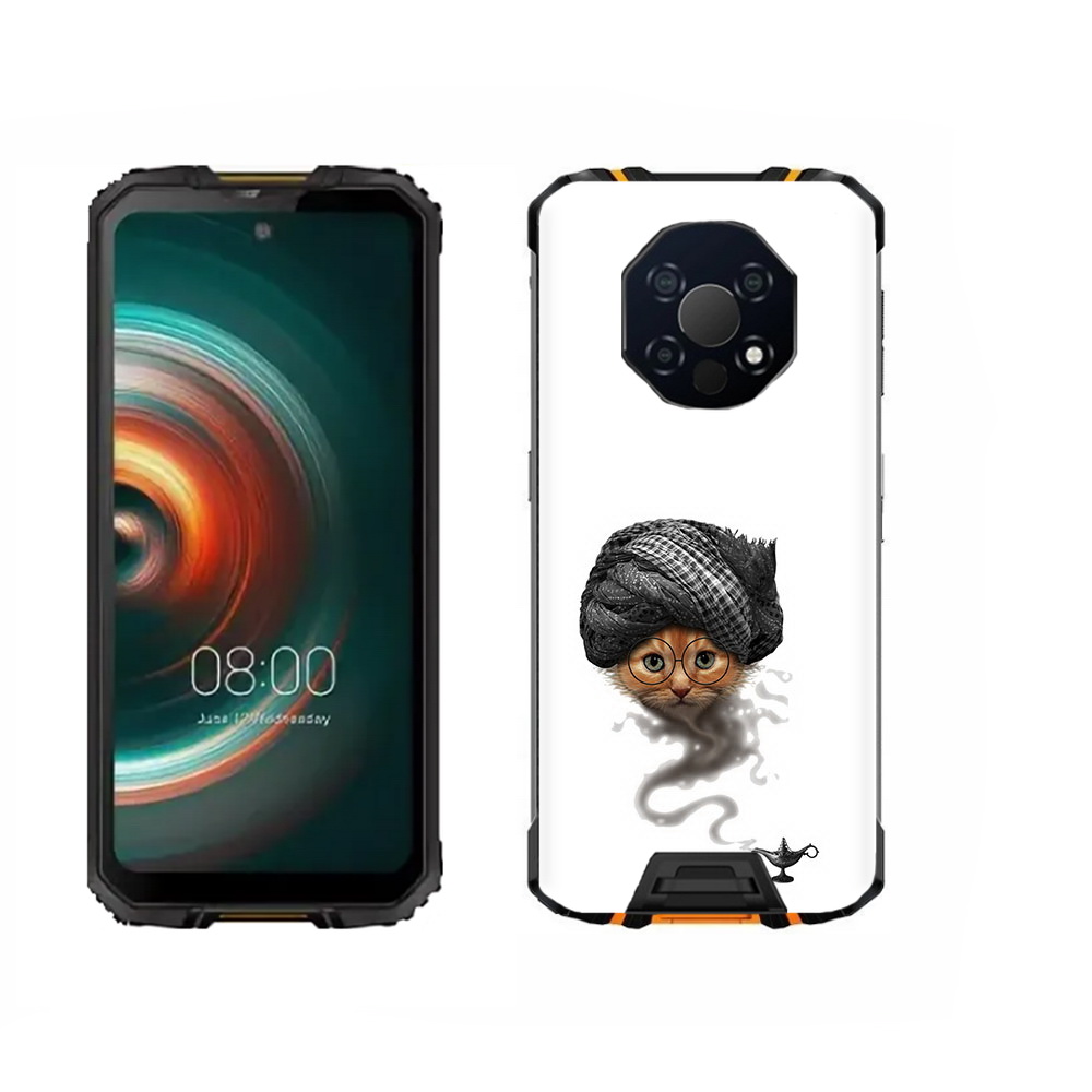

Чехол MyPads Tocco для Oukitel WP13 кот джин, Прозрачный, Tocco