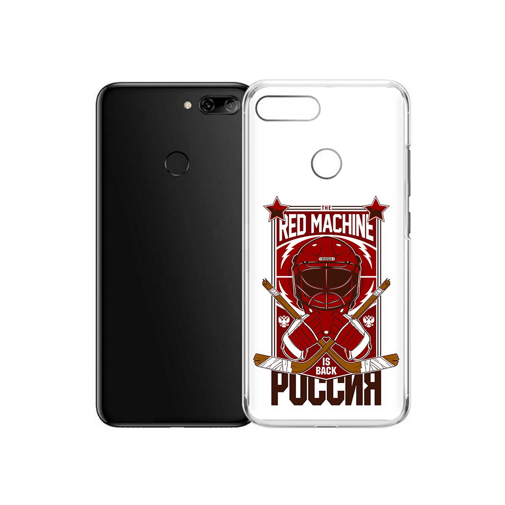

Чехол MyPads Tocco для Alcatel 1S хоккей россия (PT227137.662.666), Прозрачный, Tocco