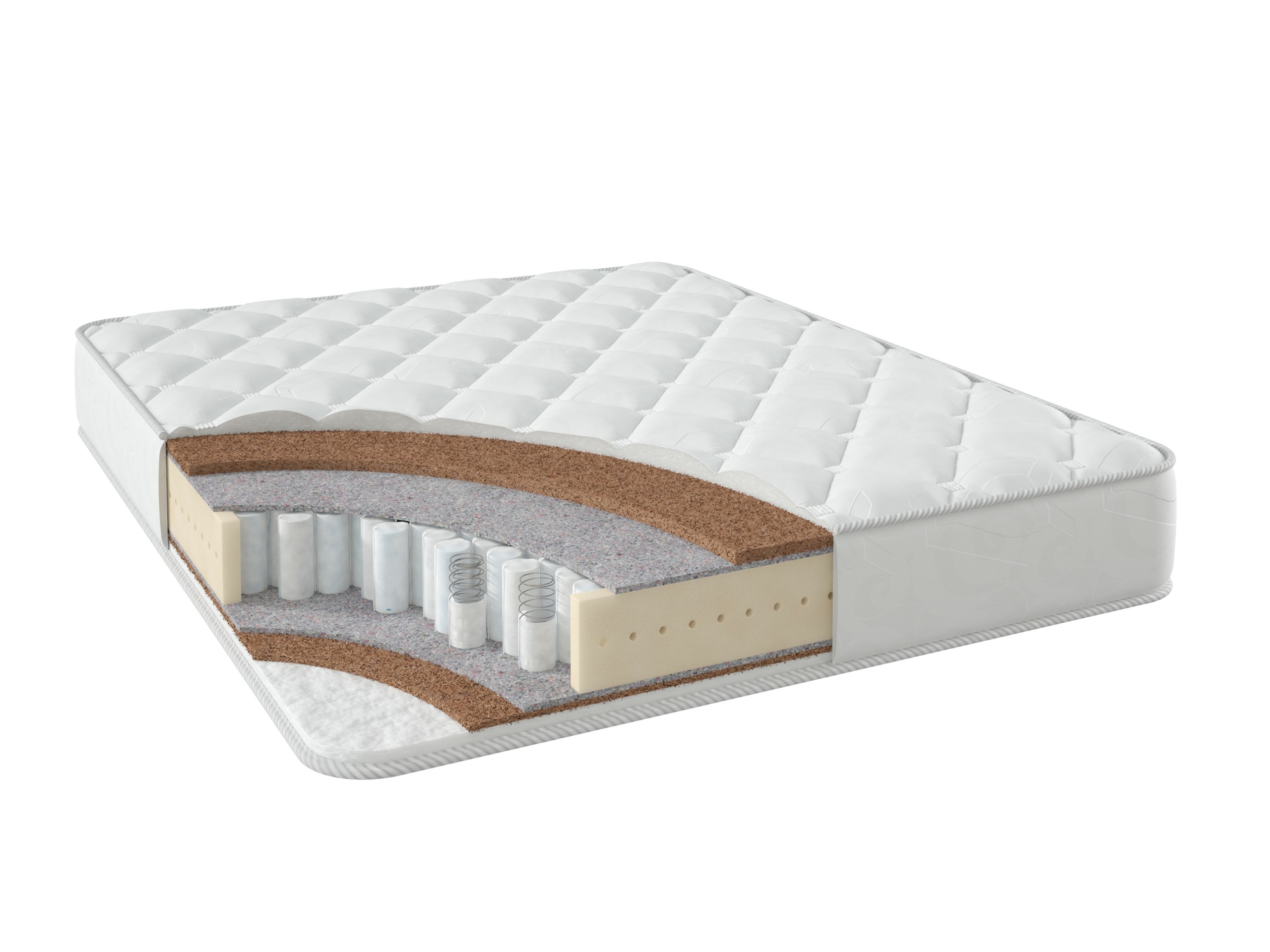 

Матрас Stories Эконом Традо ТФК 70х190, Бежевый;белый;серый;серебристый, Традо ТФК