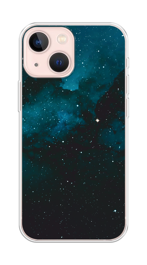 

Чехол на Apple iPhone 13 mini "Синий космос", 14150-2