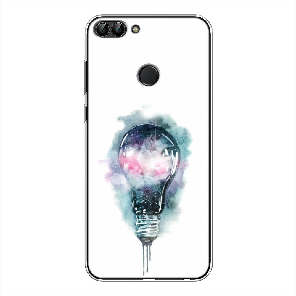 

Чехол на Huawei P Smart "Волшебная лампа", Белый;серый, 64050-4