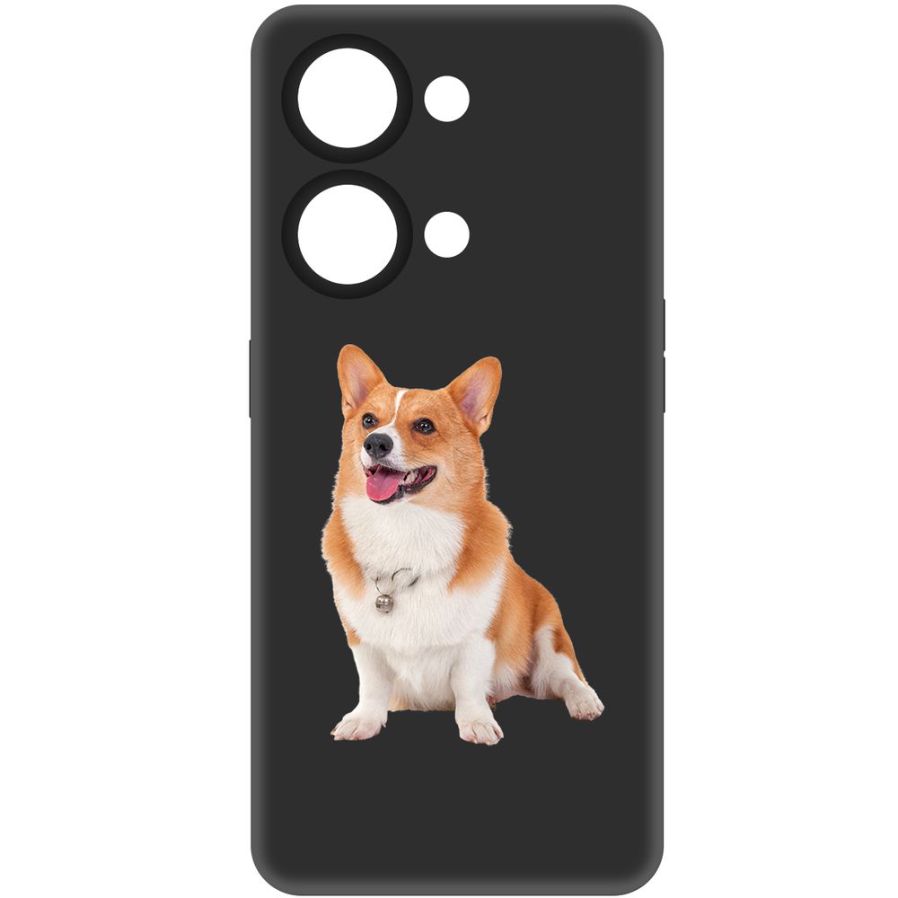 

Чехол-накладка Krutoff Soft Case Корги для OnePlus Nord 3 5G черный