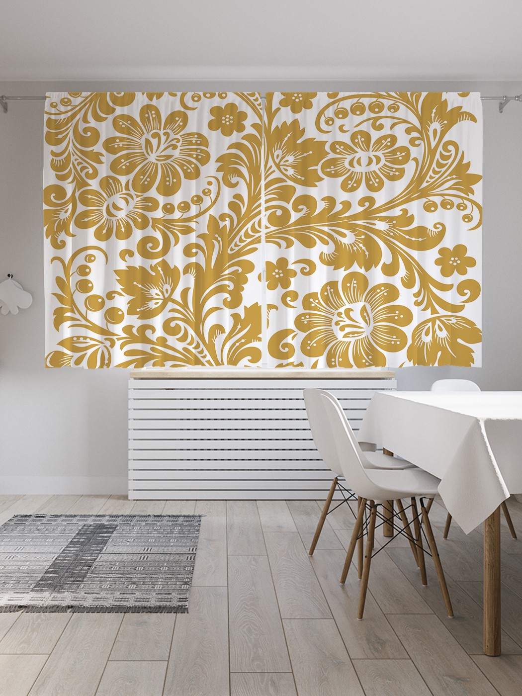 

Классические шторы JoyArty "Самобытный узор", серия Oxford DeLux, 2 полотна 145x180 см, Самобытный узор