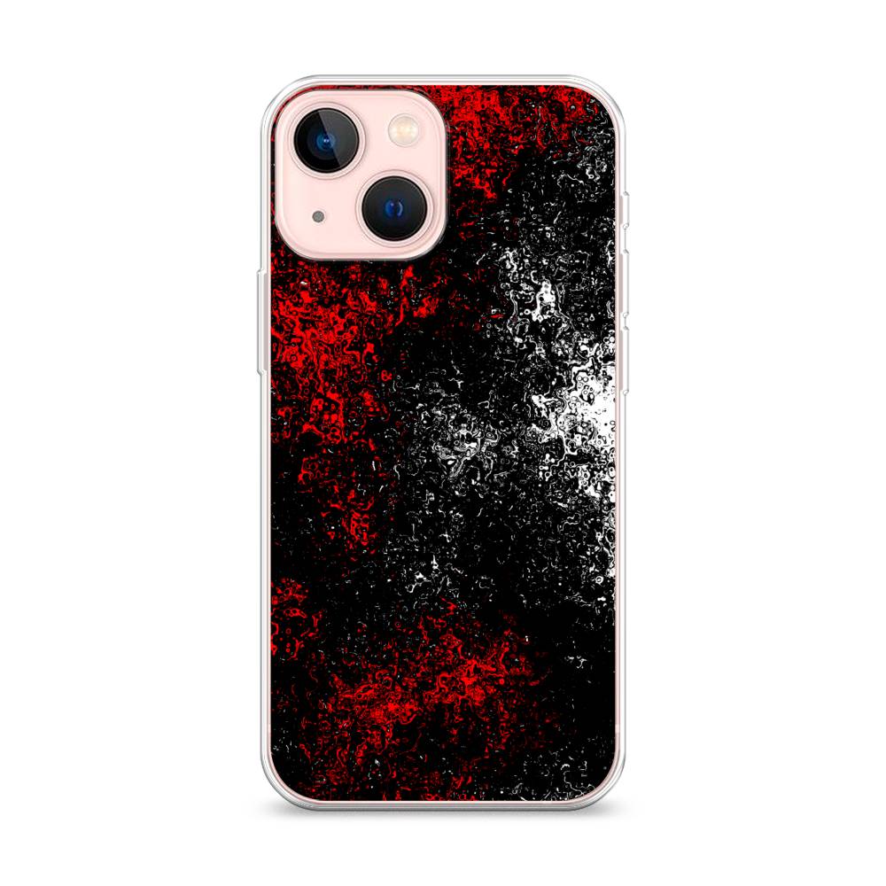 

Чехол для Apple iPhone 13 mini "Монотипия", Красный;черный;белый, 14150-3