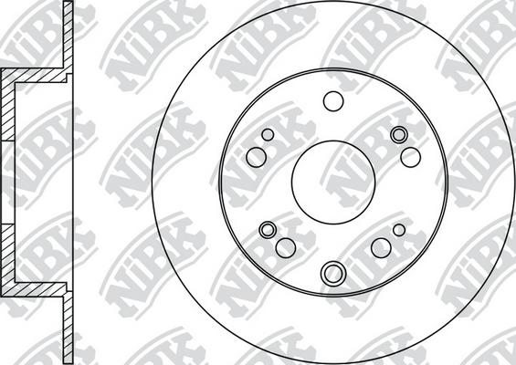 

Тормозный колодки NiBK задний для Honda Accord 2.0-2.4 2008- RN1407