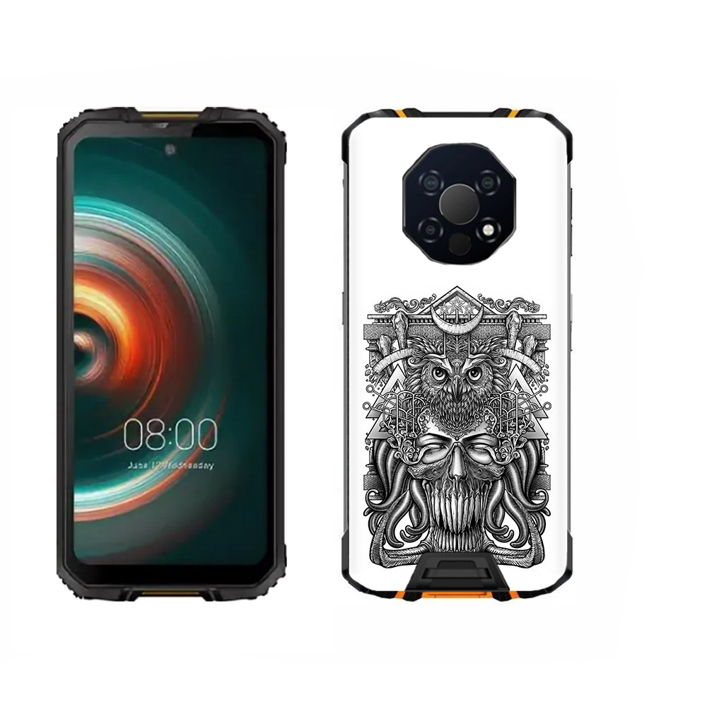 

Чехол MyPads Tocco для Oukitel WP13 зубастая сова, Прозрачный, Tocco