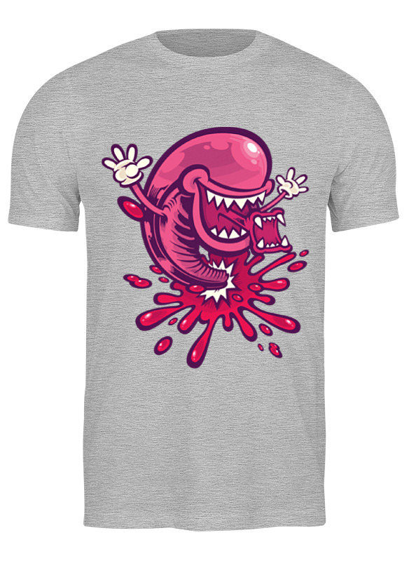 

Футболка мужская Printio Чужой (alien) серая 3XL, Серый, Чужой (alien)