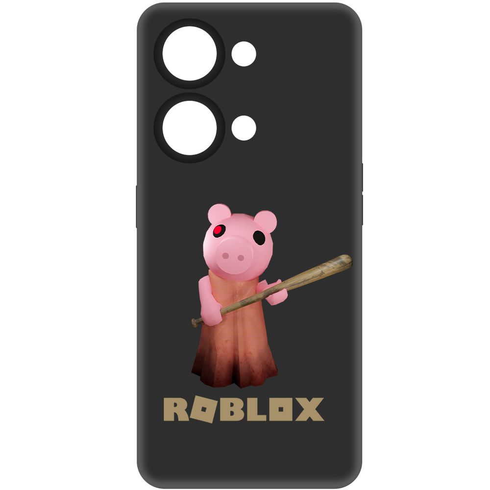 

Чехол-накладка Krutoff Soft Case Roblox-Пигги для OnePlus Nord 3 5G черный