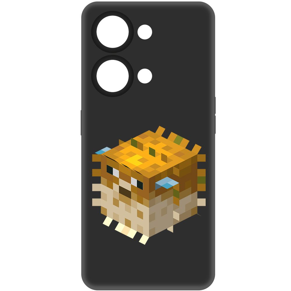 

Чехол-накладка Krutoff Soft Case Minecraft-Иглобрюх для OnePlus Nord 3 5G черный