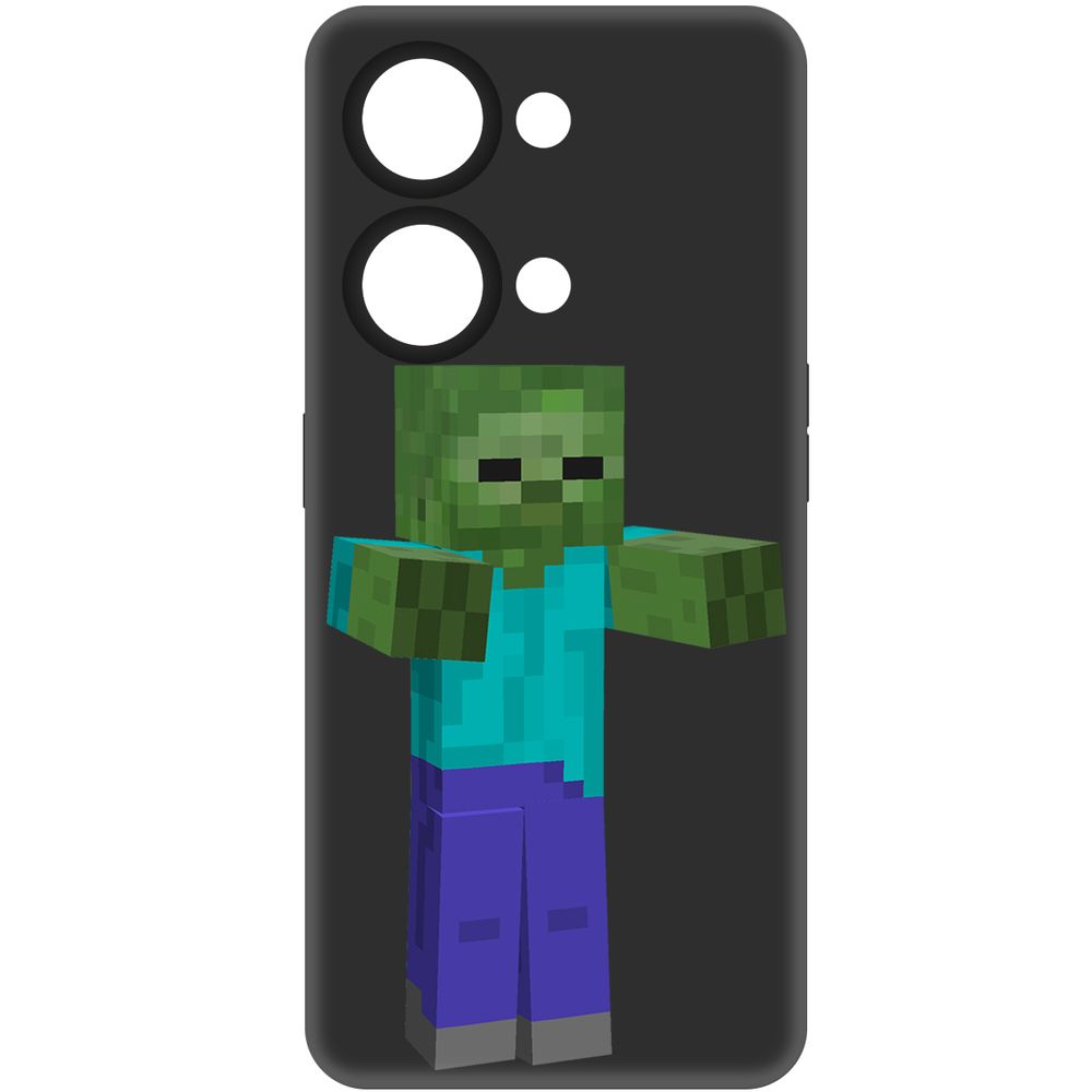

Чехол-накладка Krutoff Soft Case Minecraft-Гигант для OnePlus Nord 3 5G черный