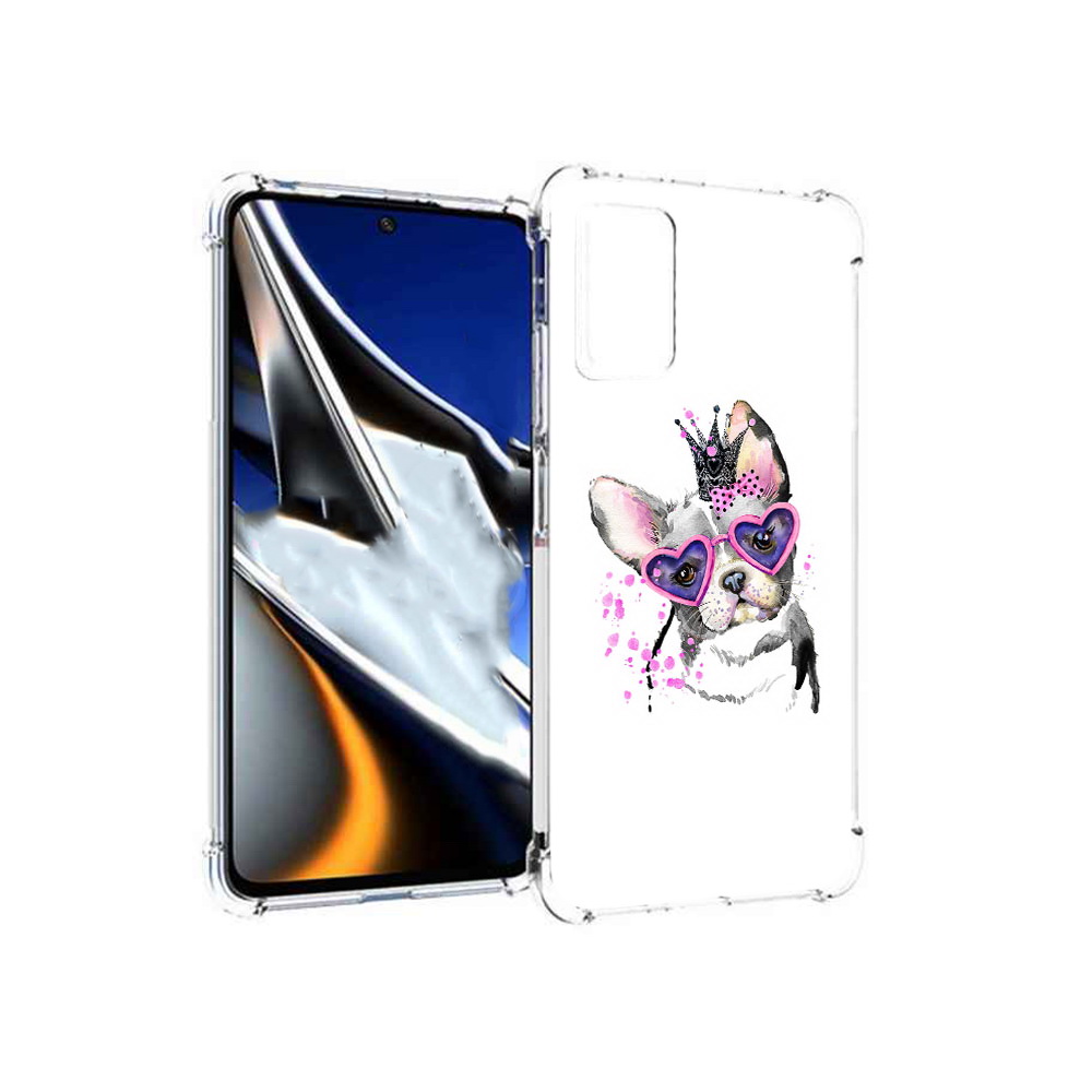 

Чехол MyPads Tocco для Xiaomi Poco X4 Pro 5G принцесса, Прозрачный, Tocco