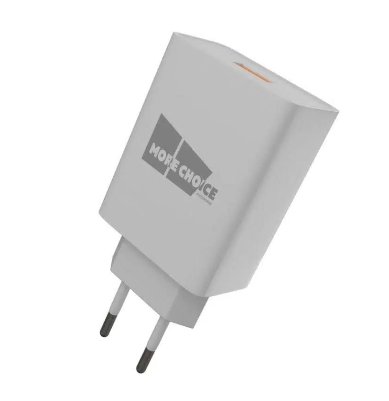 

СЗУ More Choice 1USB 3.0A QC3.0 для Lightning 8-pin быстрая зарядка NC52QCi