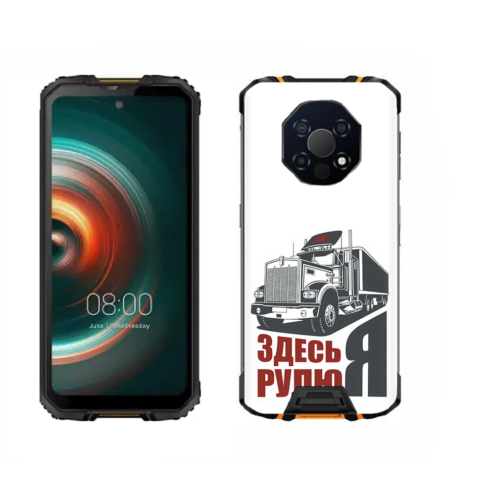 

Чехол MyPads Tocco для Oukitel WP13 здесь я рулю, Прозрачный, Tocco