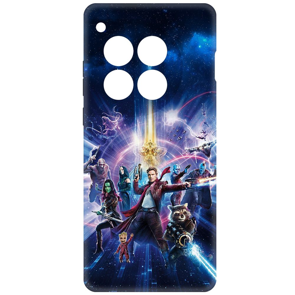 

Чехол-накладка Krutoff Soft Case Стражи Галактики. Все вместе для OnePlus 12 черный