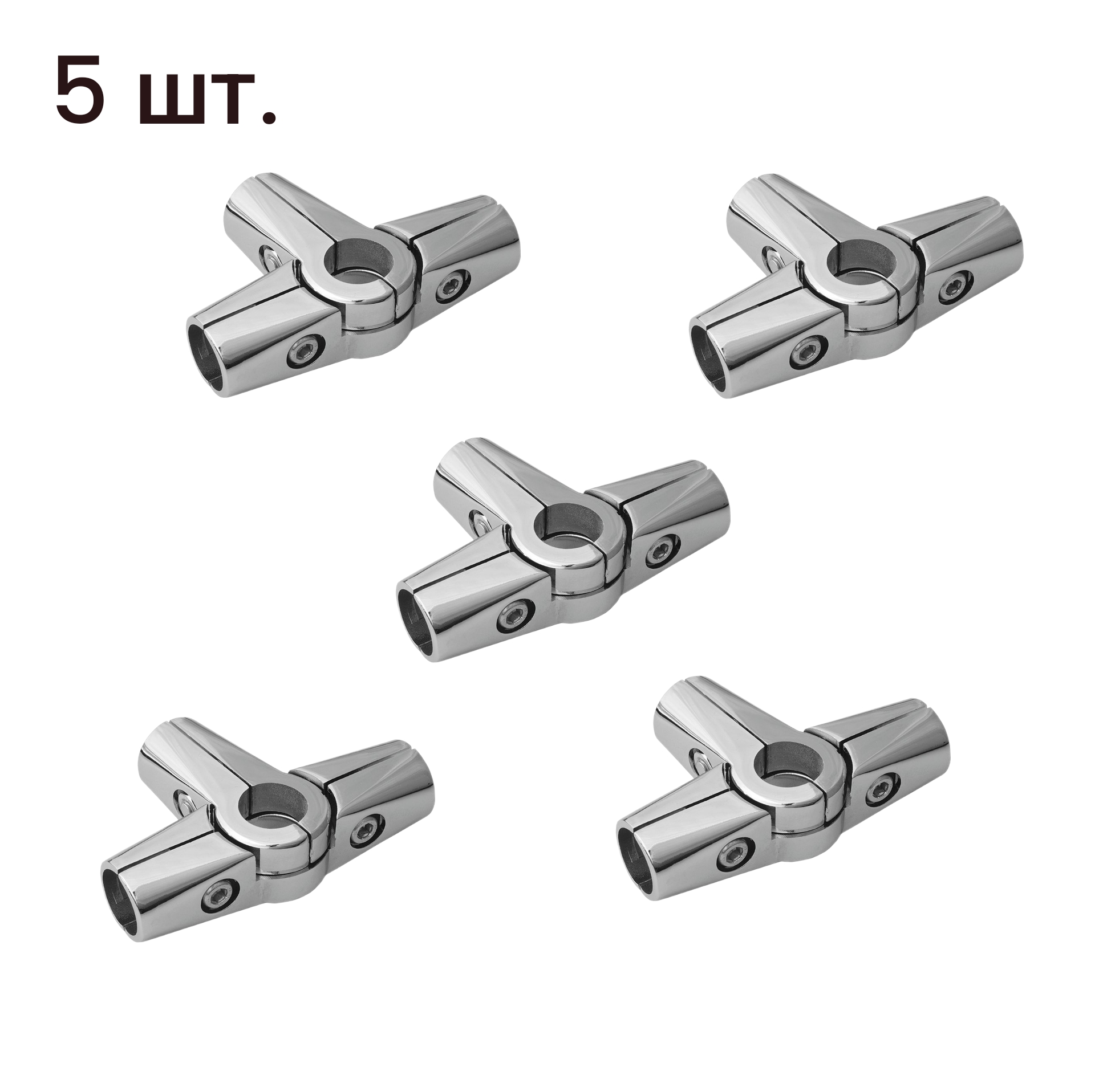 

Держатель конечный тройной R-44204Uno23 , 5 шт, Серебристый