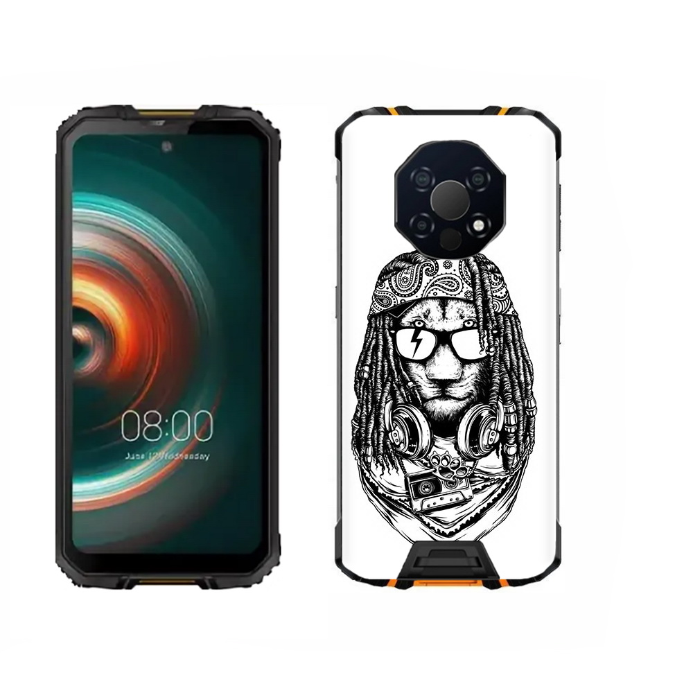 

Чехол MyPads Tocco для Oukitel WP13 дреды льва, Прозрачный, Tocco