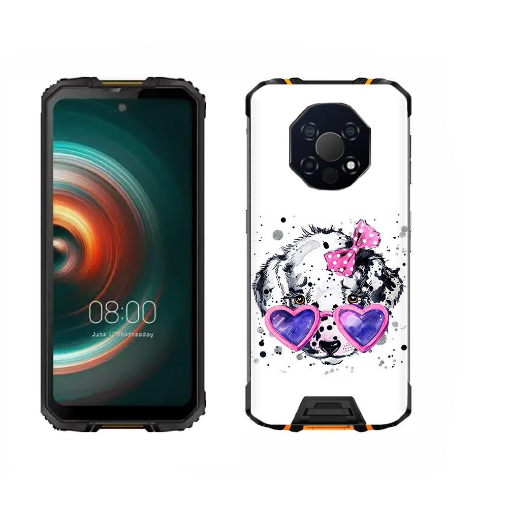 

Чехол MyPads Tocco для Oukitel WP13 долматинец в очках, Прозрачный, Tocco