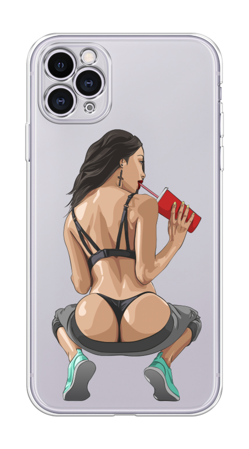 

Чехол на Apple iPhone 11 Pro "Сочные булочки", Бежевый;красный;черный, 12350-6