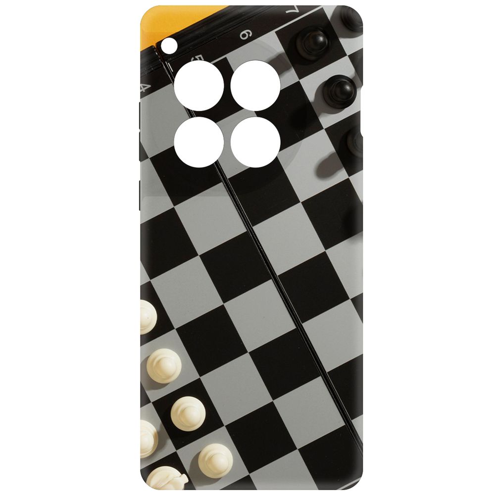 

Чехол-накладка Krutoff Soft Case Шахматы для OnePlus 12 черный