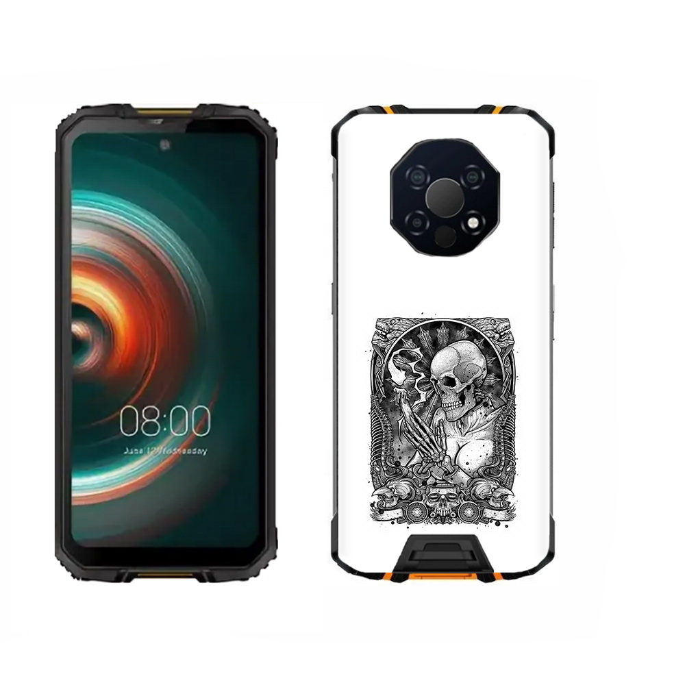 

Чехол MyPads Tocco для Oukitel WP13 девушка скелет, Прозрачный, Tocco