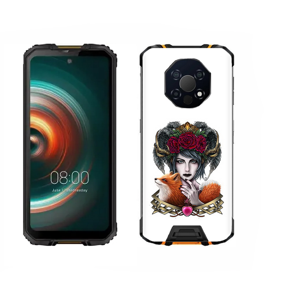 

Чехол MyPads Tocco для Oukitel WP13 девушка с лисой, Прозрачный, Tocco