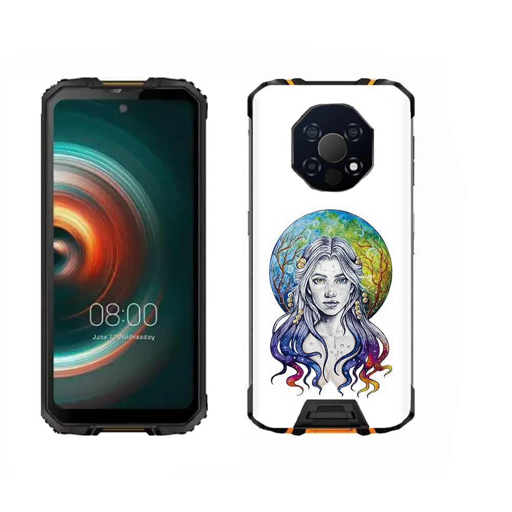 

Чехол MyPads Tocco для Oukitel WP13 девушка с красивыми волосами, Прозрачный, Tocco