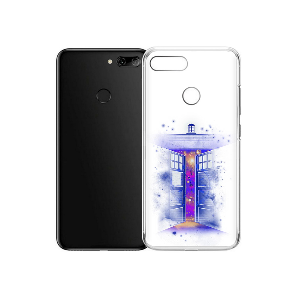 

Чехол MyPads Tocco для Alcatel 1S фиолетовый уголок абстракция (PT227137.662.659), Прозрачный, Tocco