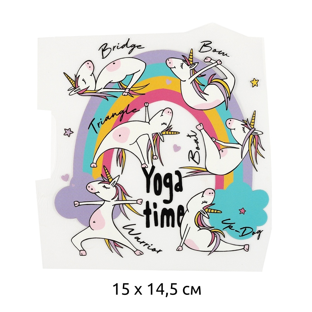 TBY Yoga Time 15х14,5 см, 10 шт разноцветный