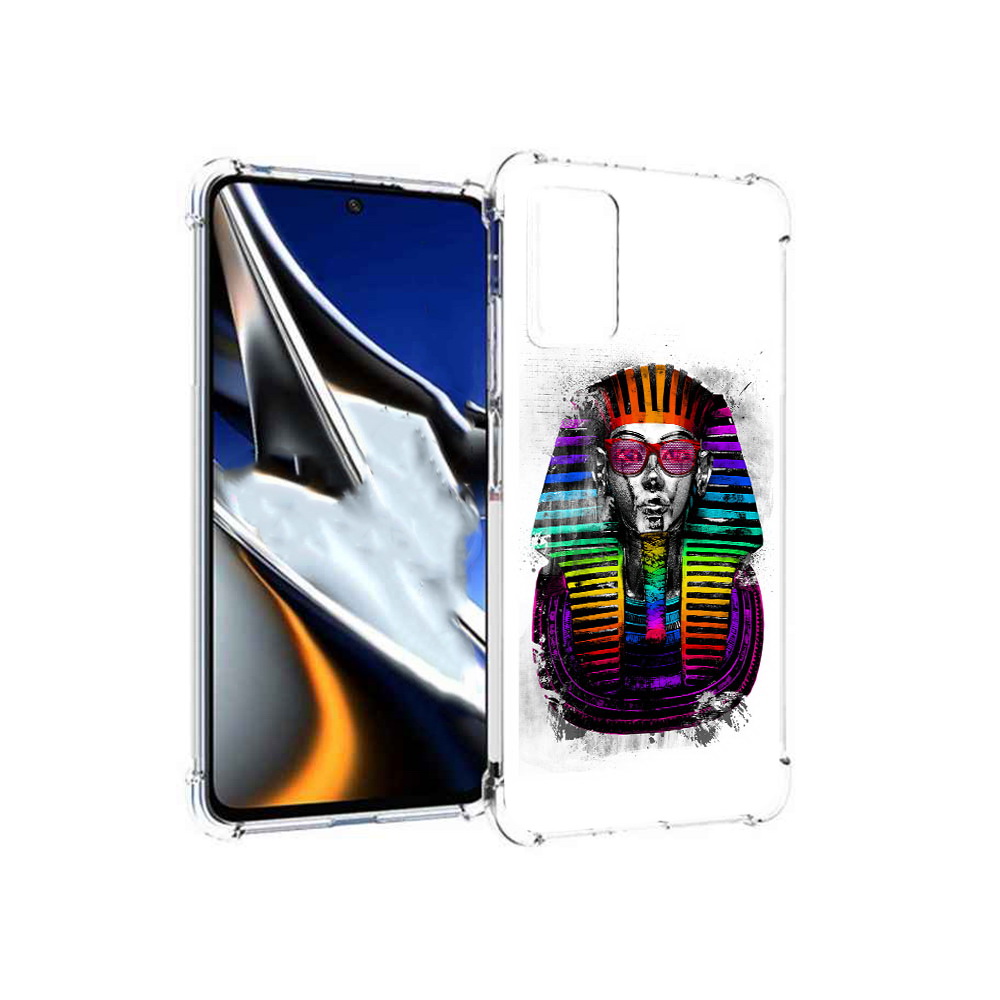 

Чехол MyPads Tocco для Xiaomi Poco X4 Pro 5G модная богиня, Прозрачный, Tocco