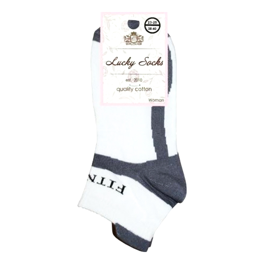 

Носки женские Lucky Socks белые 23-25