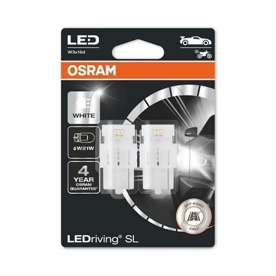 

OSRAM Лампа (2шт в упак.) светодиод.вспомог.осв. W21W 12V 2,0W W3x16q OSRAM 7505DWP-02B