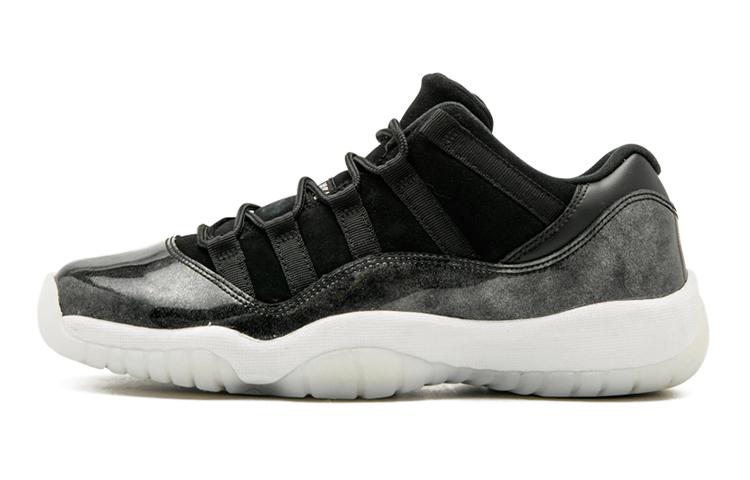 

Кроссовки унисекс Jordan Air Jordan 11 Low Barons GS черные 36.5 EU, Черный, Air Jordan 11 Low Barons GS