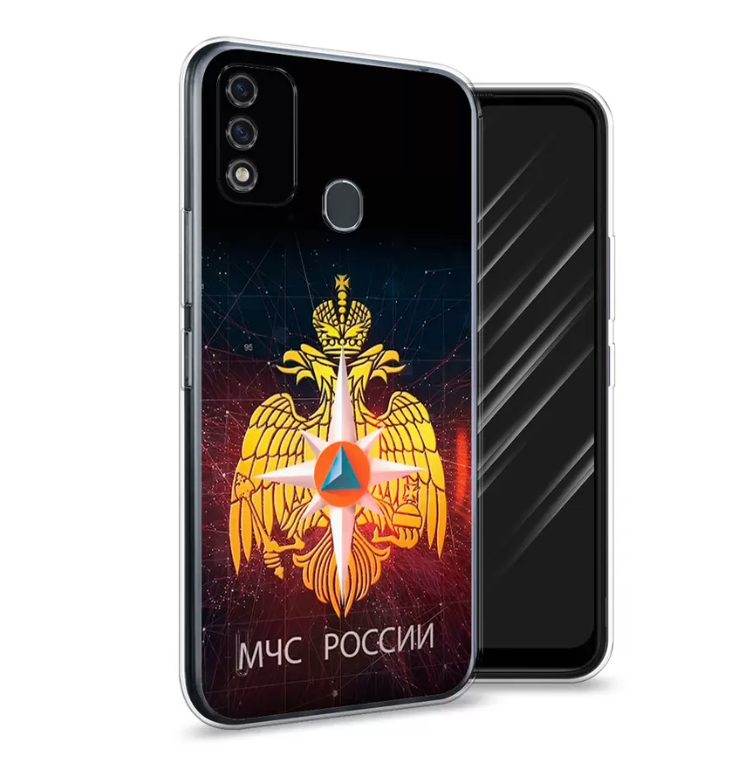 

Чехол Awog на Itel A49 "МЧС России", Разноцветный, 3200750-5