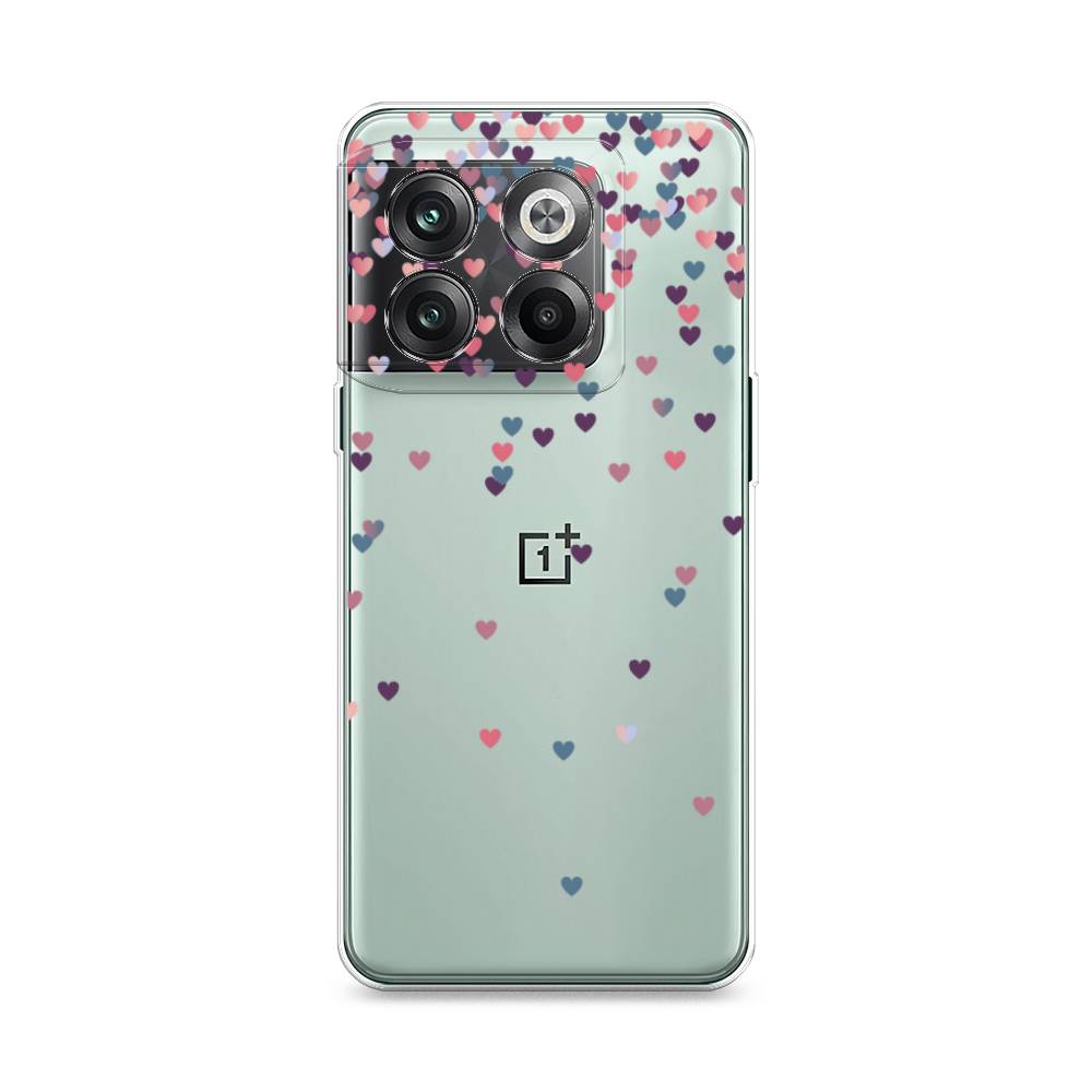 

Чехол на OnePlus 10T "Посыпка сердечки", Розовый;фиолетовый, 153150-1