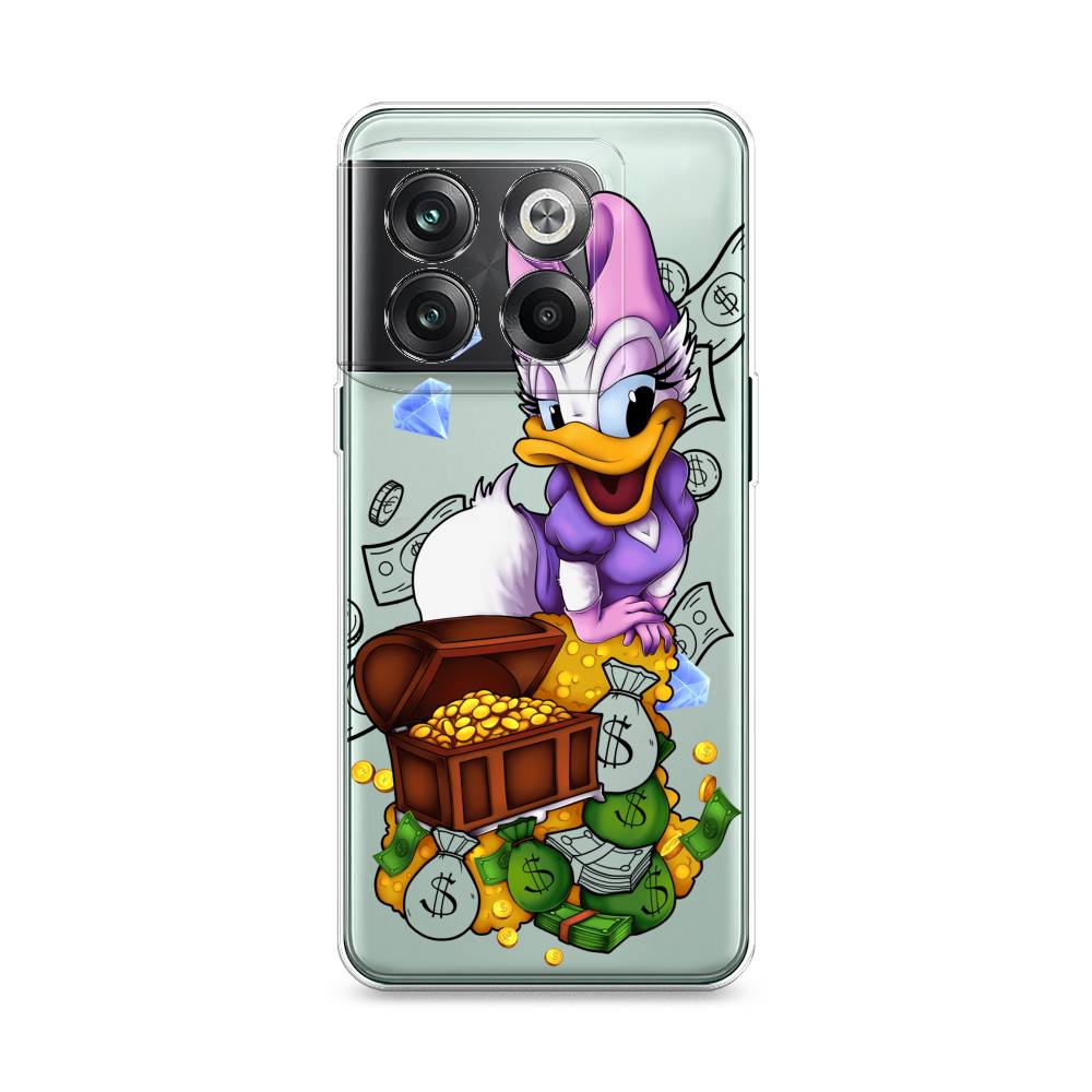 

Чехол на OnePlus 10T "Rich Daisy Duck", Коричневый;белый;фиолетовый, 153150-1