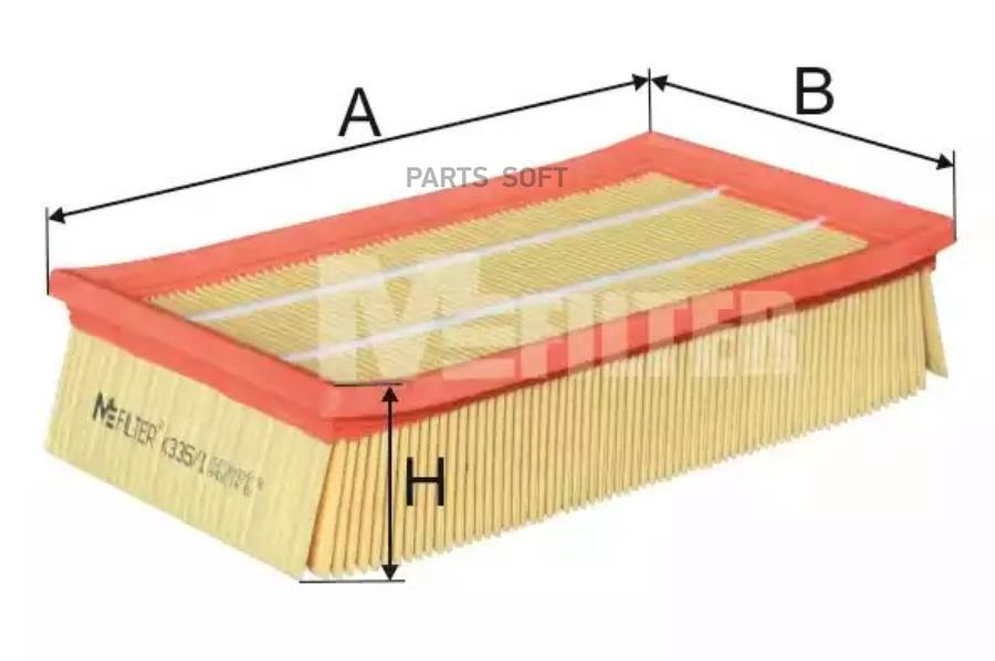 

MFILTER K335/1 Воздушный фильтр