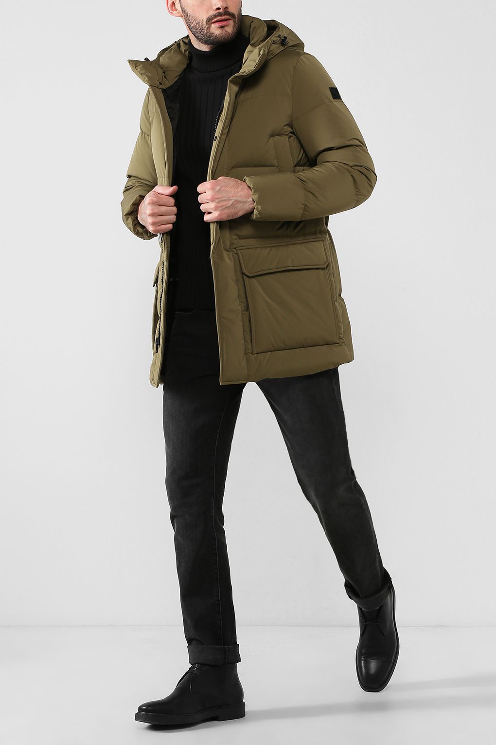

Парка мужская Woolrich CFWOOU0281MRUT2349 коричневая S, Коричневый, CFWOOU0281MRUT2349